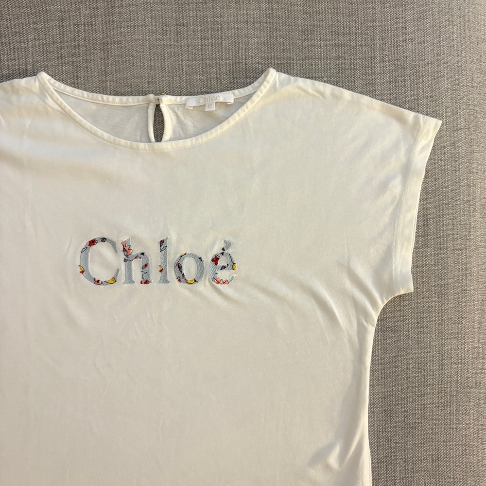 CHLOE floral girls shirt - Size 12